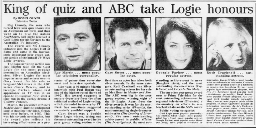 King of quiz and ABC take Logie honours