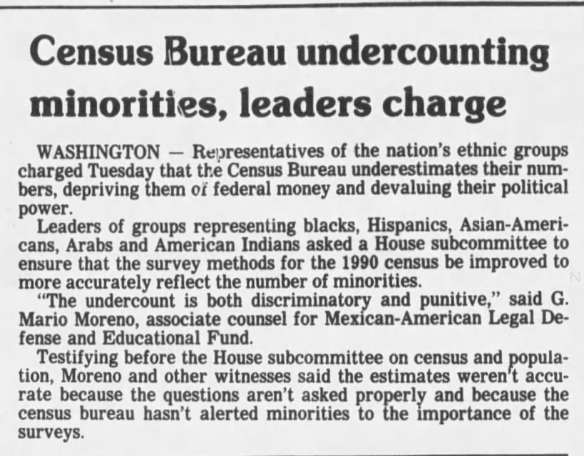 Community leaders accuse Census Bureau of undercounting minorities