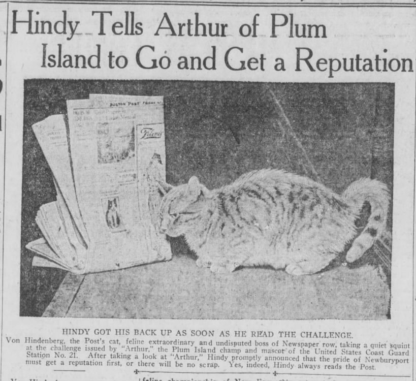 "Hindy Tells Arthur of Plum Island to Go and Get a Reputation"