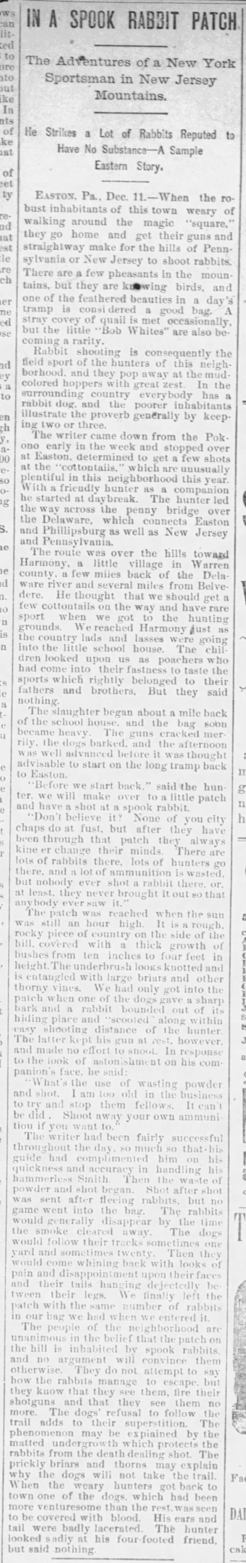 1891-01-02 In a Spook Rabbit patch

Morning World-Herald (Omaha, NB), p. 2