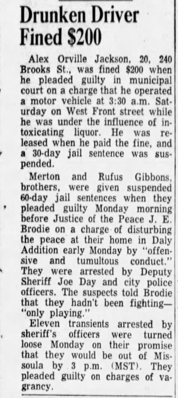 Merton and rufus arrested