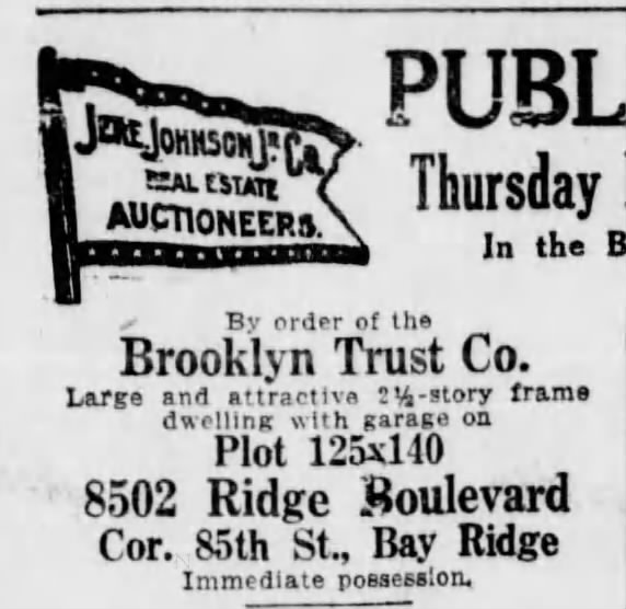 House for auction 5/24/1923