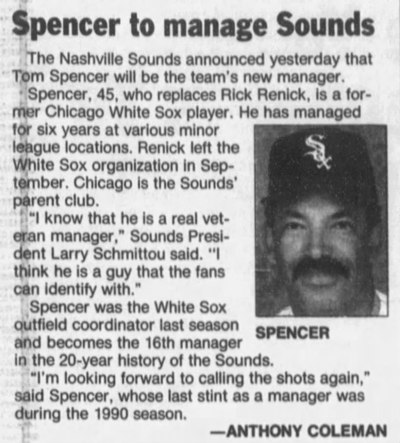 Spencer to Manage Sounds
