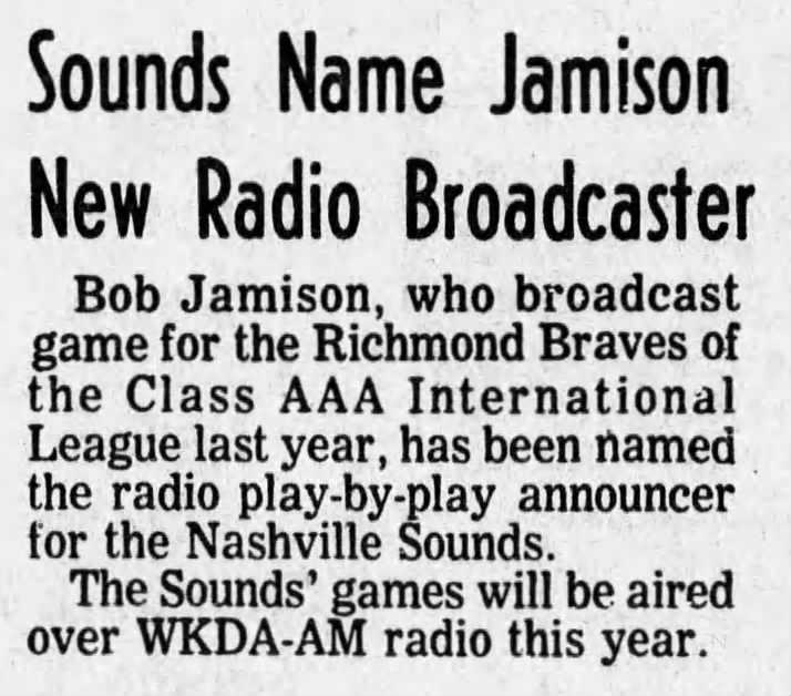 Sounds Name Jamison New Radio Broadcaster