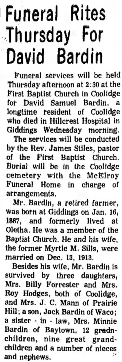 The Mexia Daily News
17 September 1970