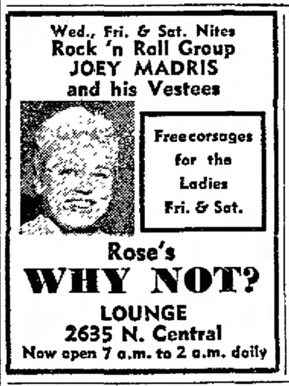 Rose's Why Not Lounge - Suburbanite Economist (Chicago, Illinois) 9 AUG 1961