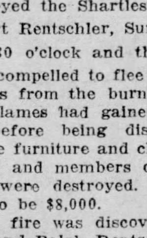 fire at hotel 1916
