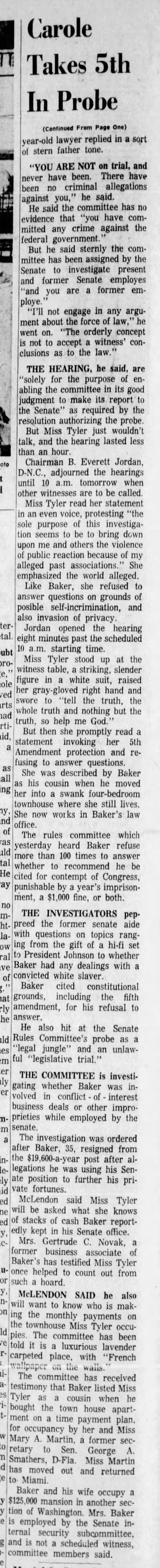 Bobby Baker, Nancy Carole Tyler testifies before Senate committee (page 2)