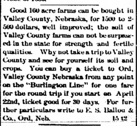 Sterling Gazette, Sterling, Illinois) 11 April 1890