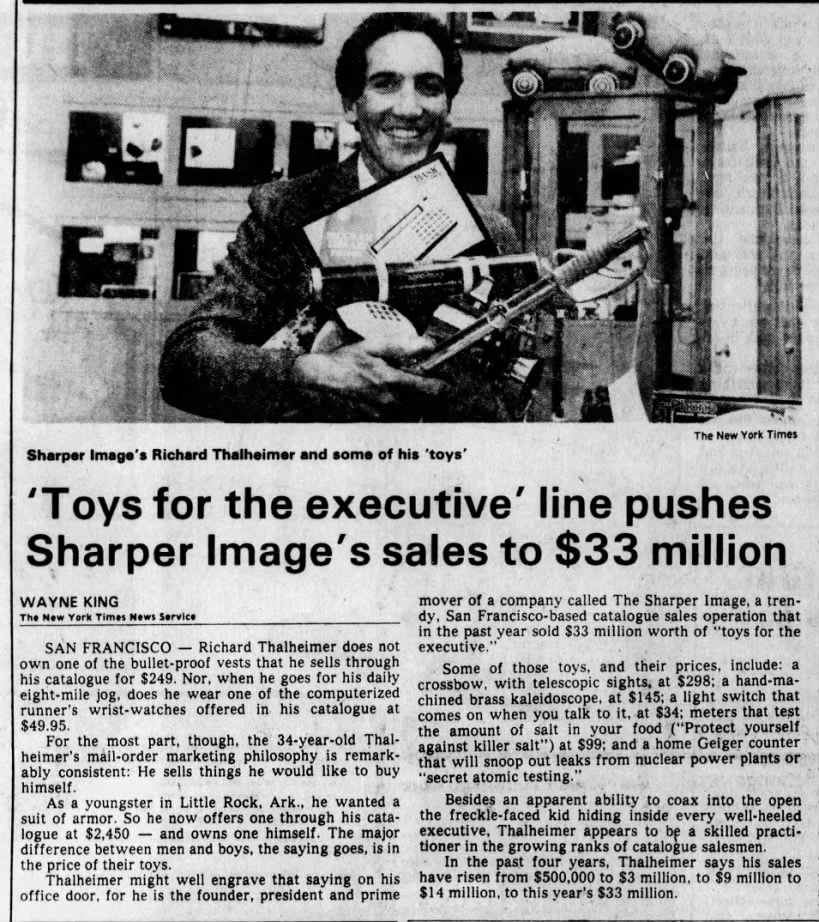 Toys for the Executive July 1982