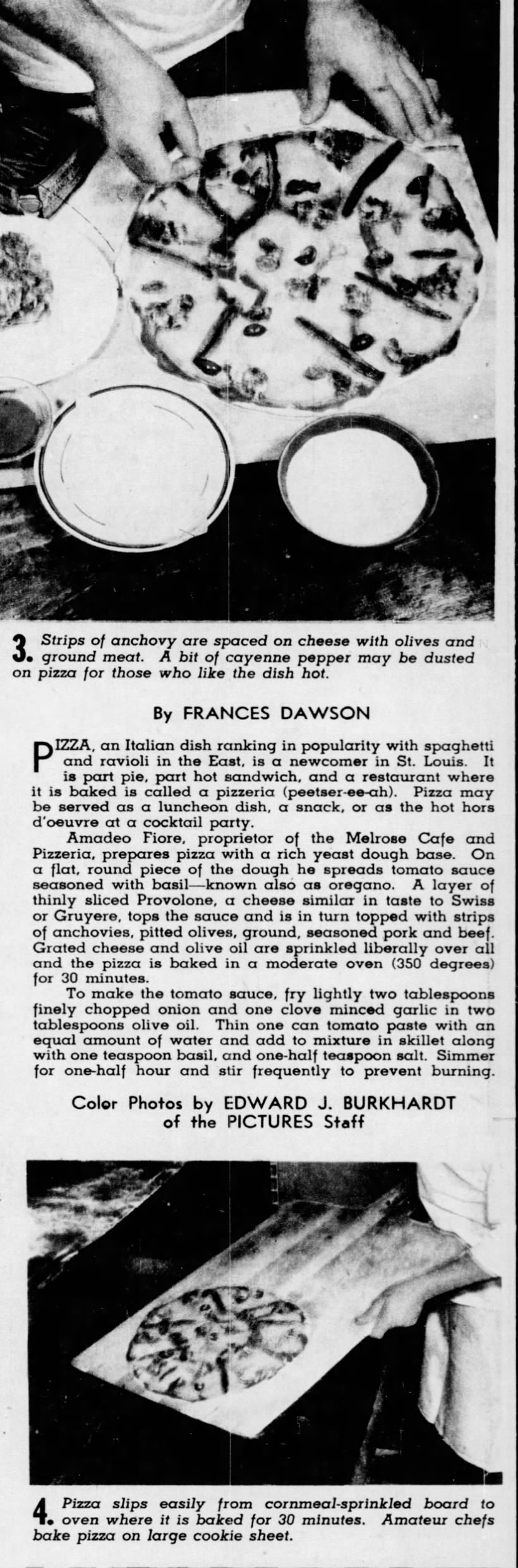 April 13, 1947: The Post-Dispatch introduces its readers to pizza