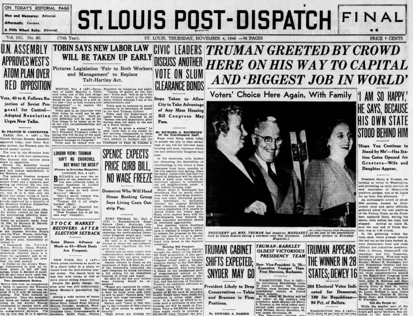 Truman in the Post-Dispatch