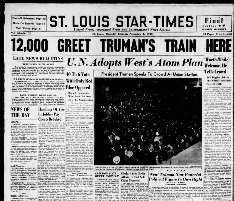 Truman in the Star Times