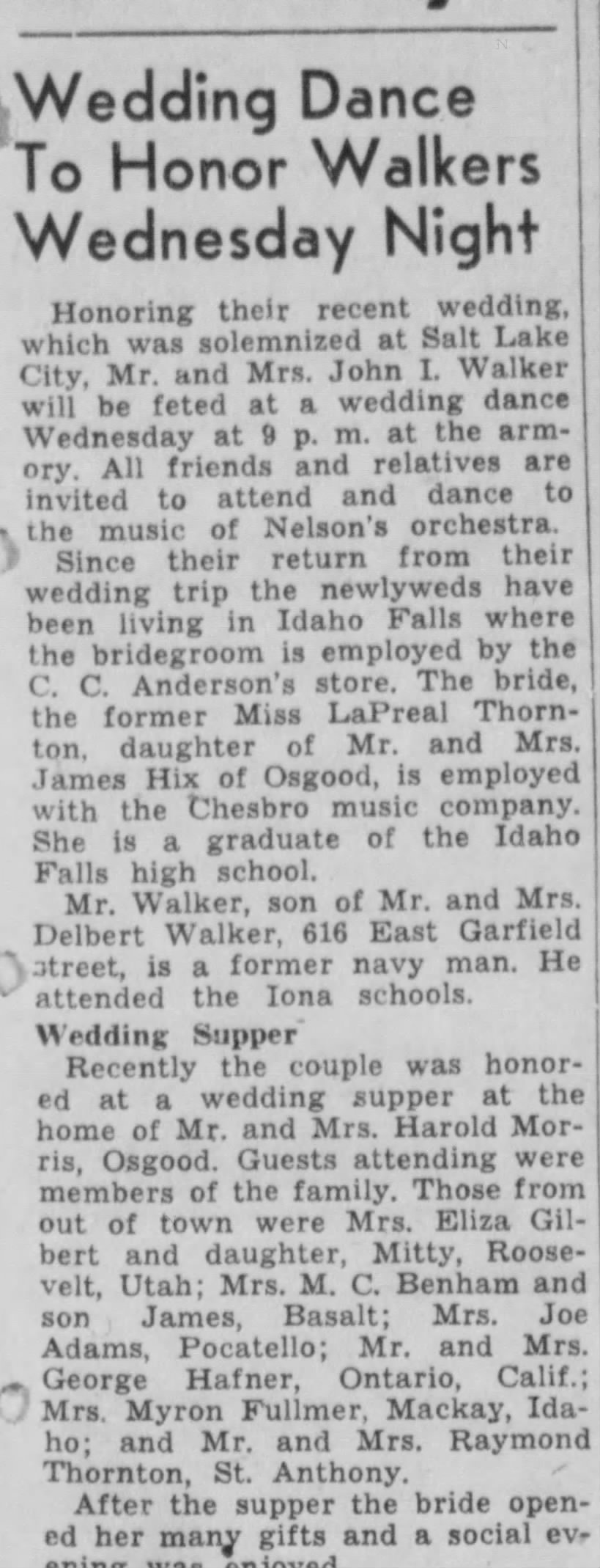 The Post Register, Idaho Falls, Idaho Tuesday, July 15, 1947