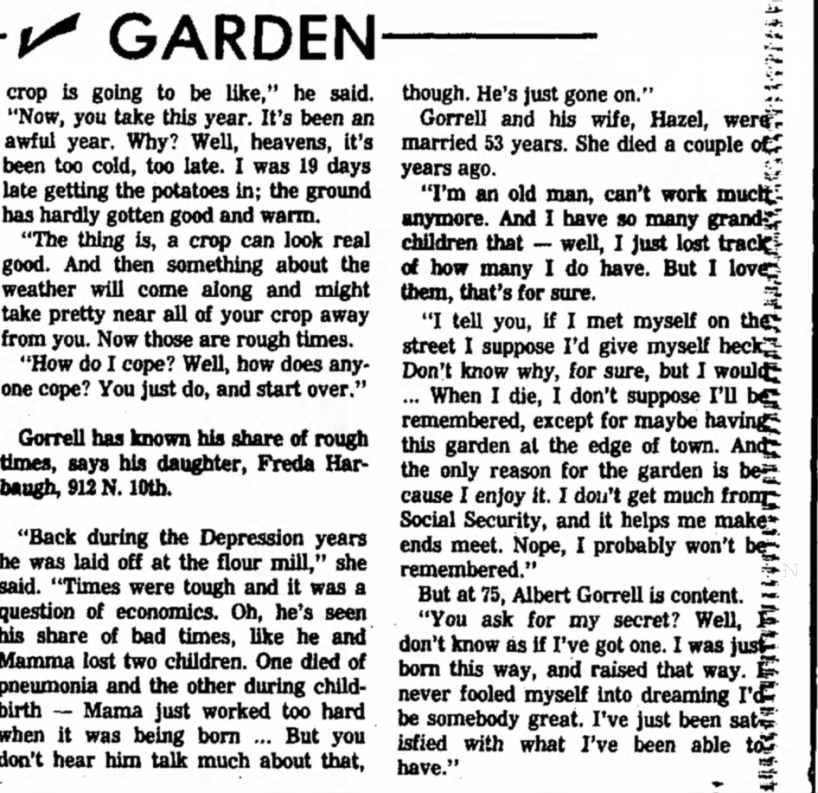 Albert Gorrell - The Salina Journal 10 May 1982 Page 2