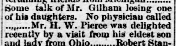 Some talk of Mr. Gilham The Iola Register 17 Nov 1882 pg 4