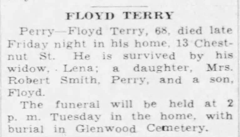 Joseph P Terry obituary