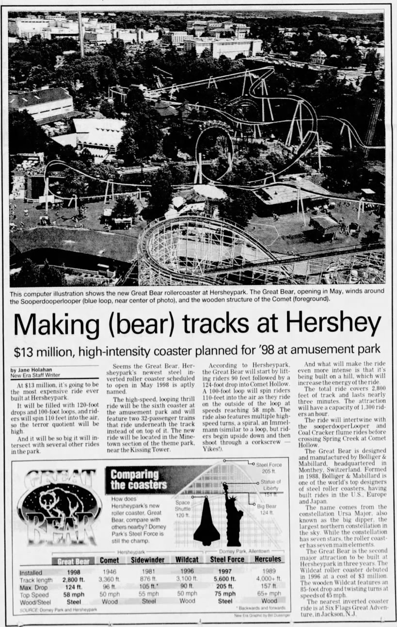 Making (bear) tracks at Hershey
