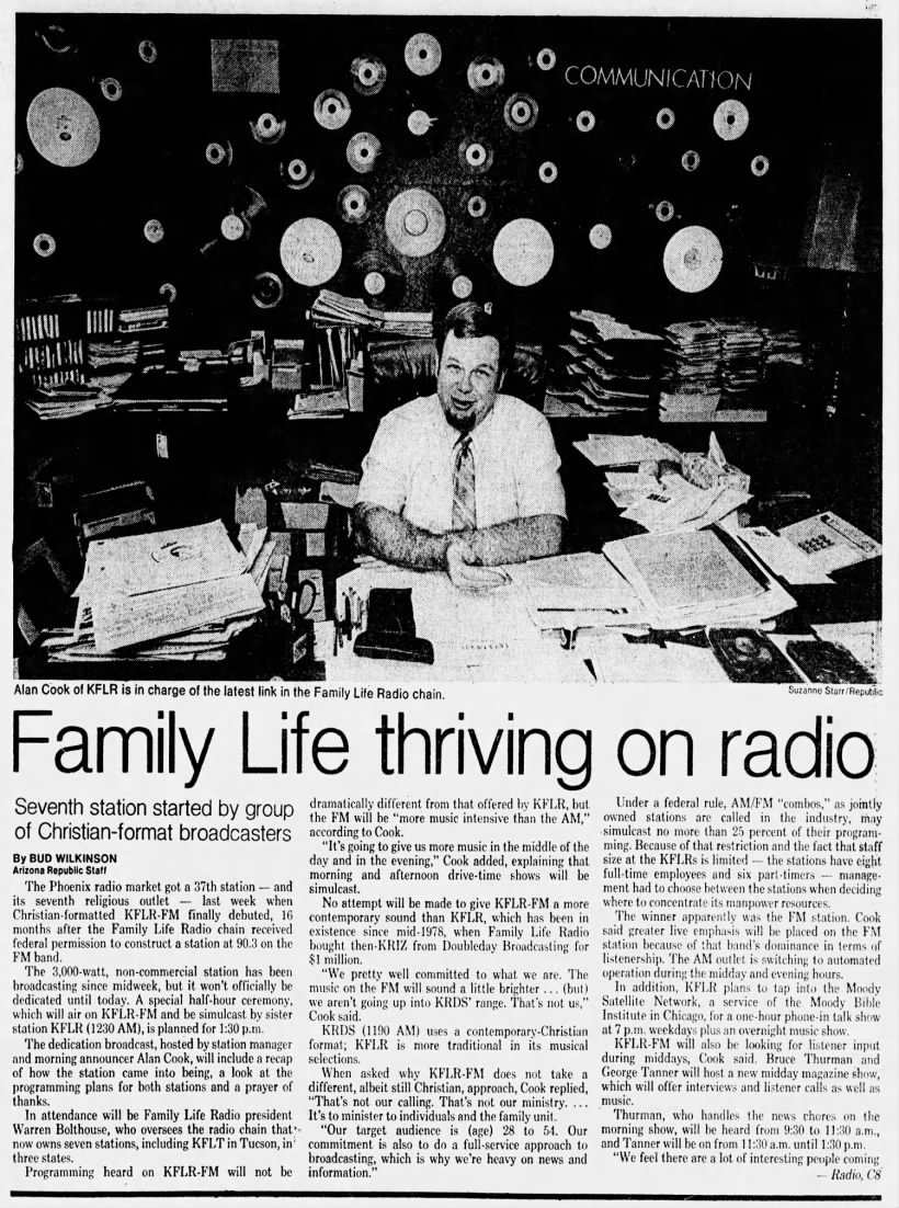 Family Life thriving on radio
