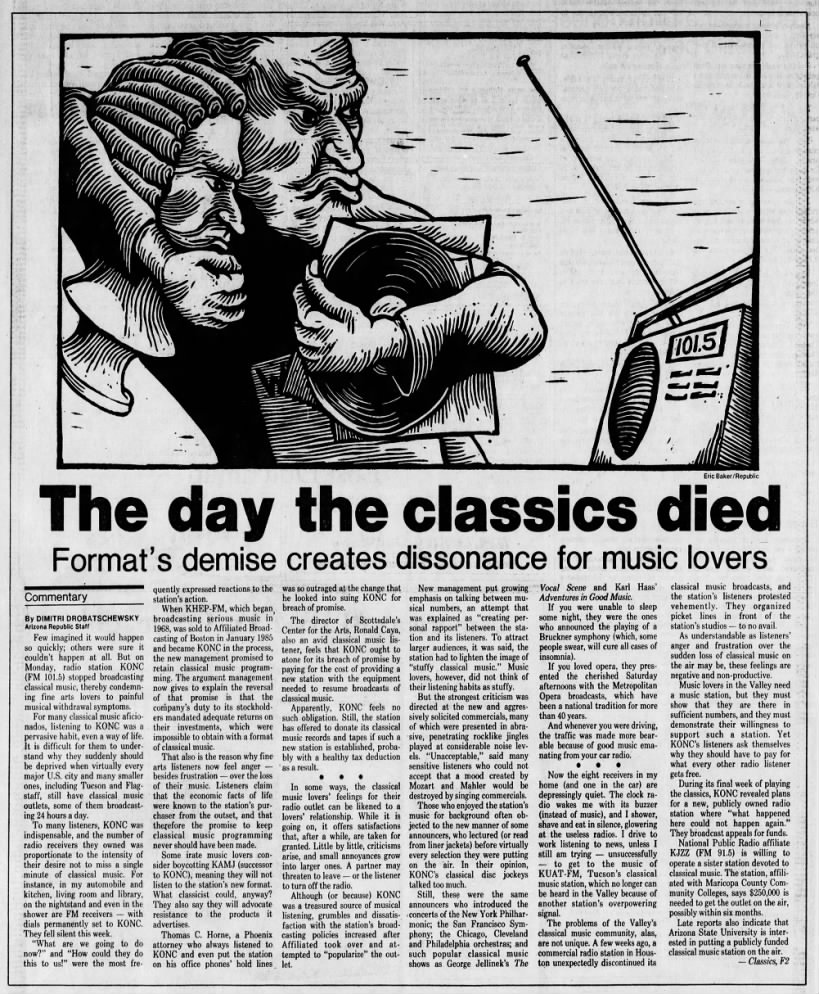 The day the classics died: Format's demise creates dissonance for music lovers