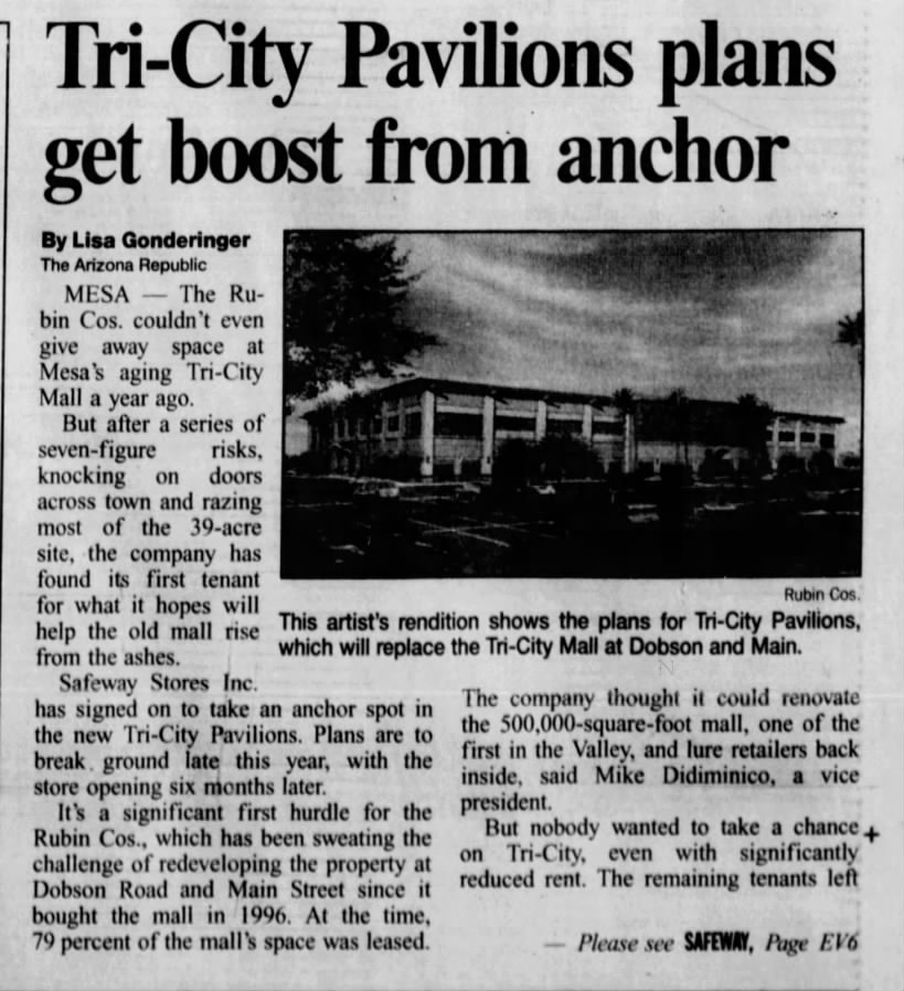 Tri-City Pavilions plans get boost from anchor