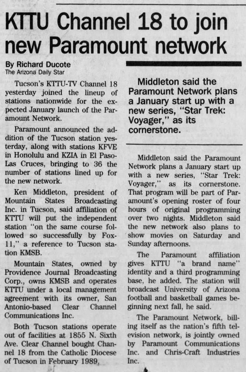 KTTU Channel 18 to join new Paramount network