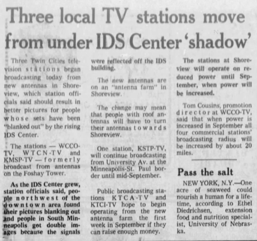 Three local TV stations move from under IDS Center 'shadow'