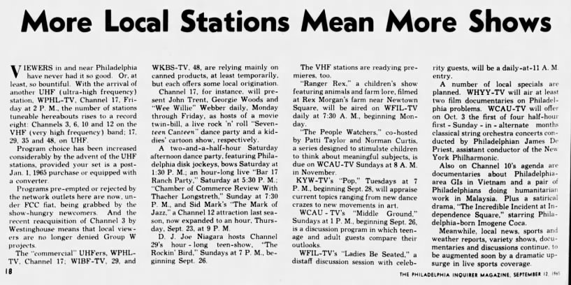 More Local Stations Mean More Shows