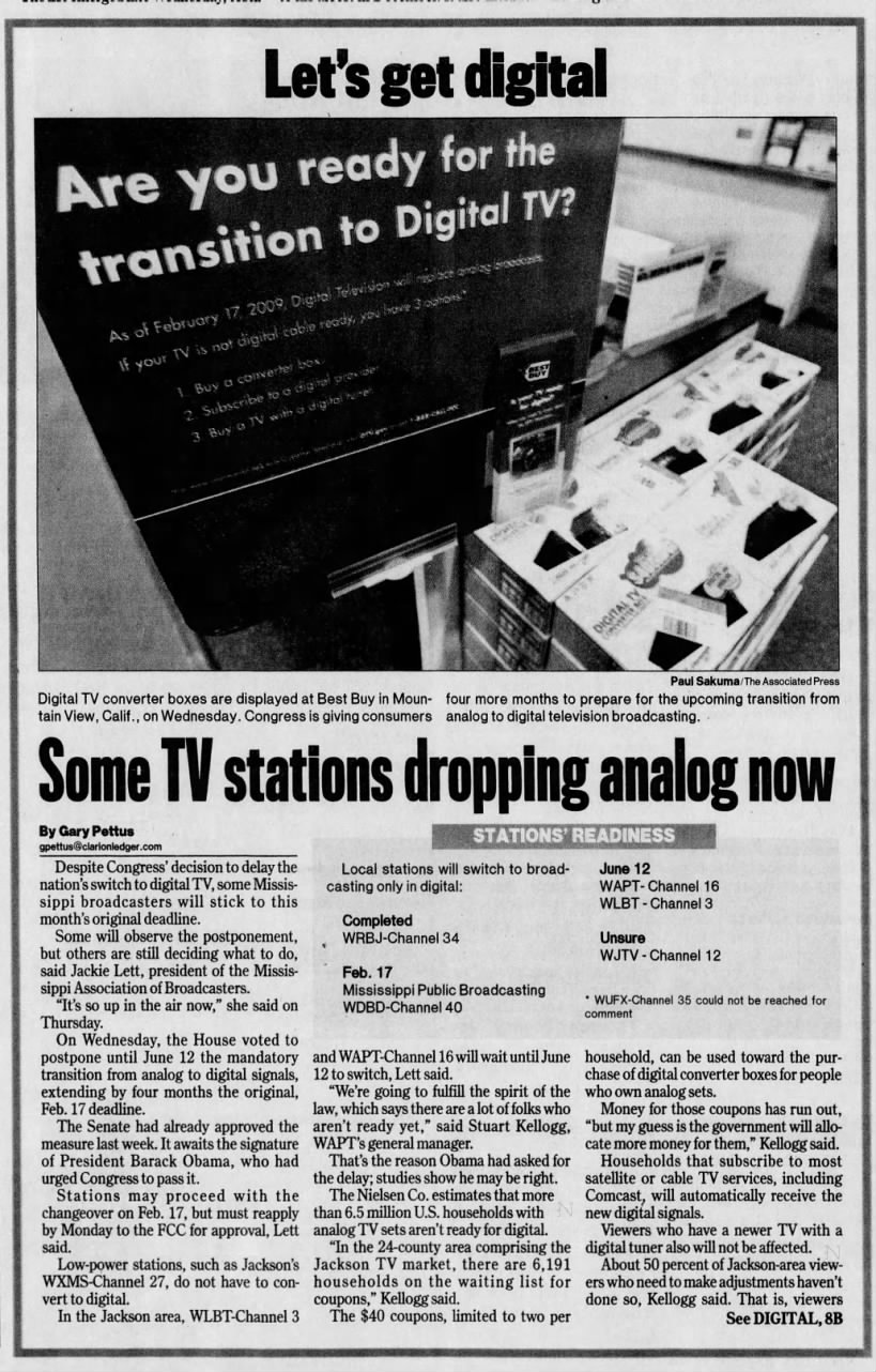 Let's get digital: Some TV stations dropping analog now