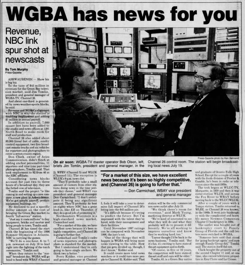 WGBA has news for you: Revenue, NBC link spur shot at newscasts