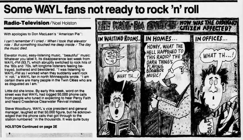 Some WAYL fans not ready to rock 'n' roll