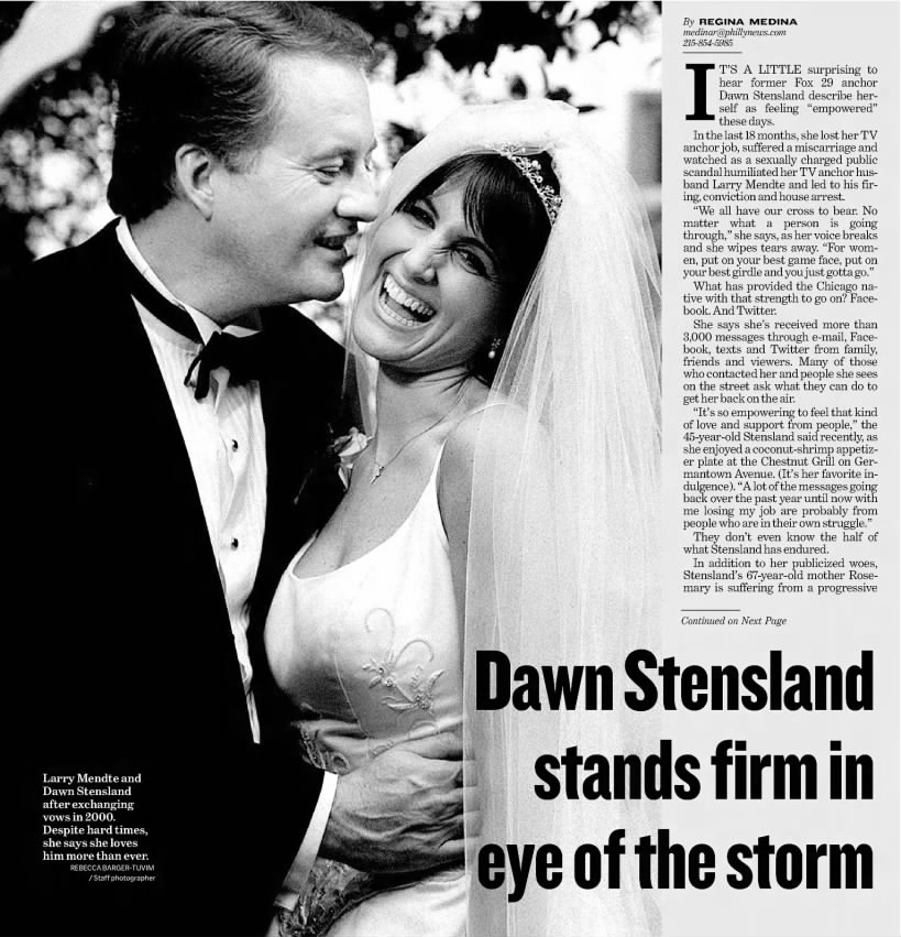 Dawn Stensland stands firm in the eye of the storm