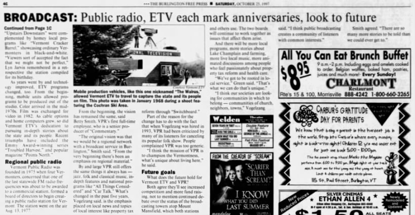 Broadcast: Public radio, ETV each mark anniversaries, look to future