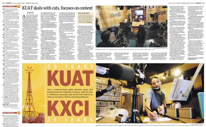 KUAT deals with cuts, focuses on content