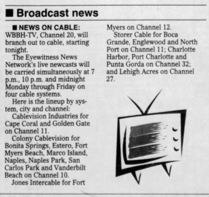 News on cable