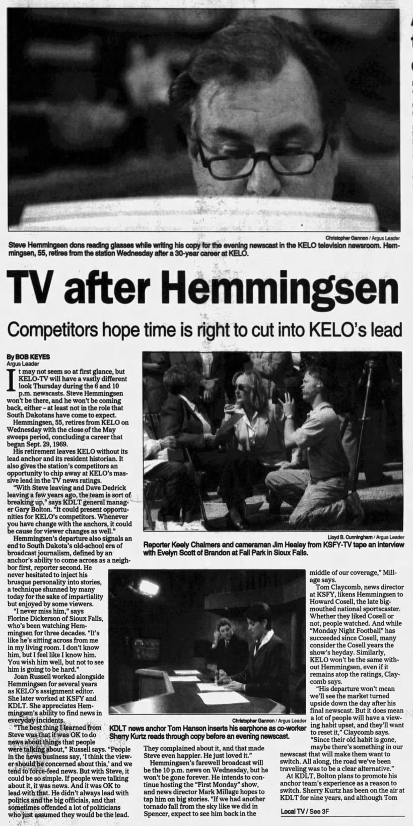 TV after Hemmingsen: Competitors hope time is right to cut into KELO's lead