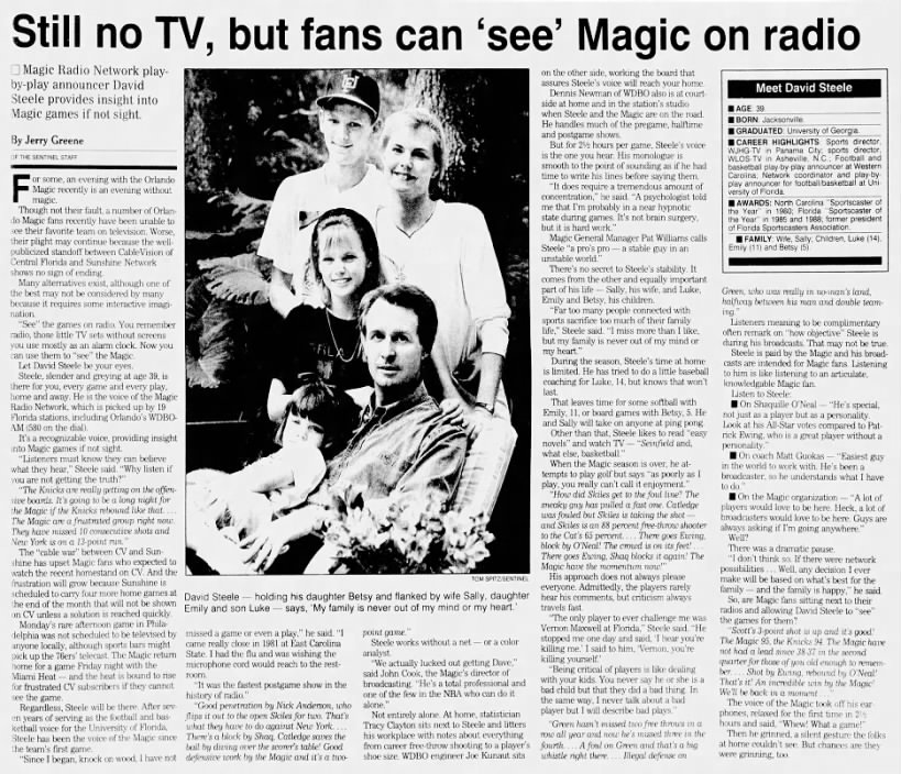 Still no TV, but fans can 'see' Magic on radio