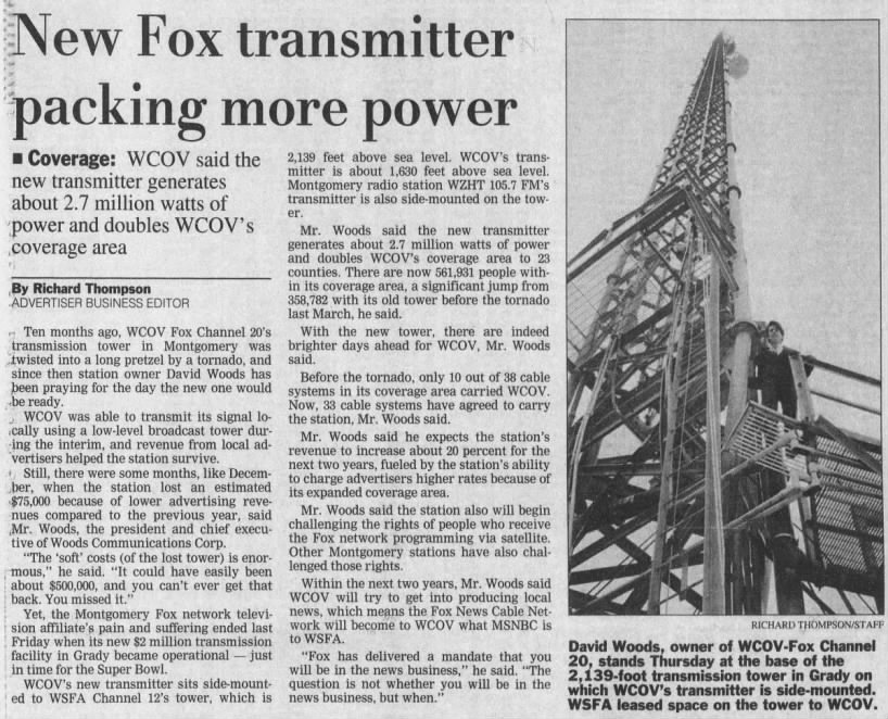 New Fox transmitter packing more power