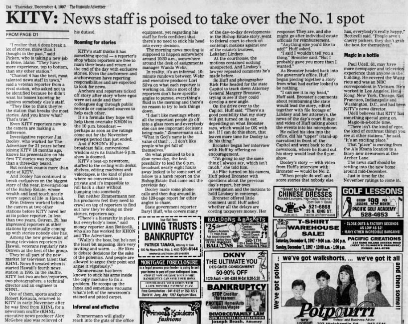KITV: News staff is poised to take over the No. 1 spot