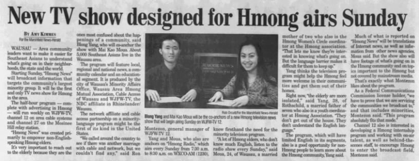 New TV show designed for Hmong airs Sunday