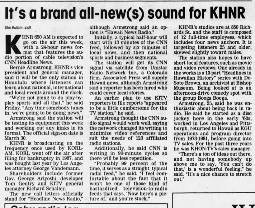 It's a brand all-new(s) sound for KHNR