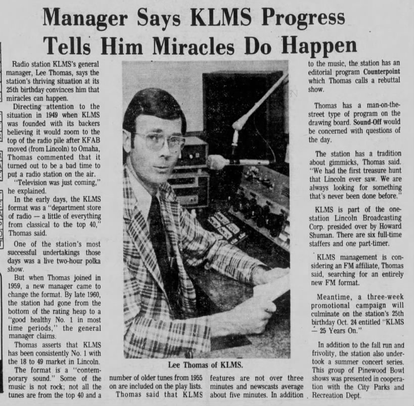 Manager Says KLMS Progress Tells Him Miracles Do Happen