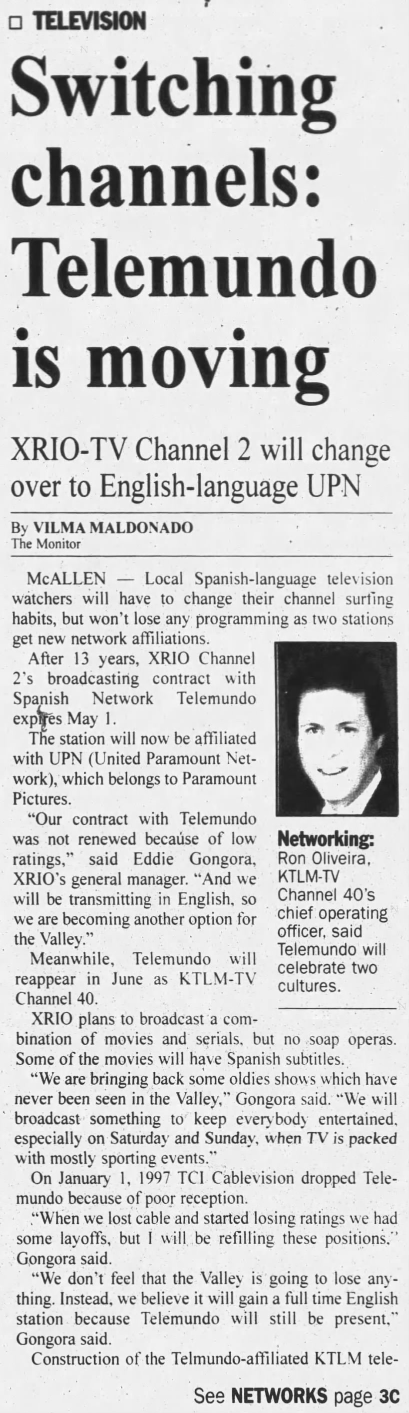 Switching channels: Telemundo is moving