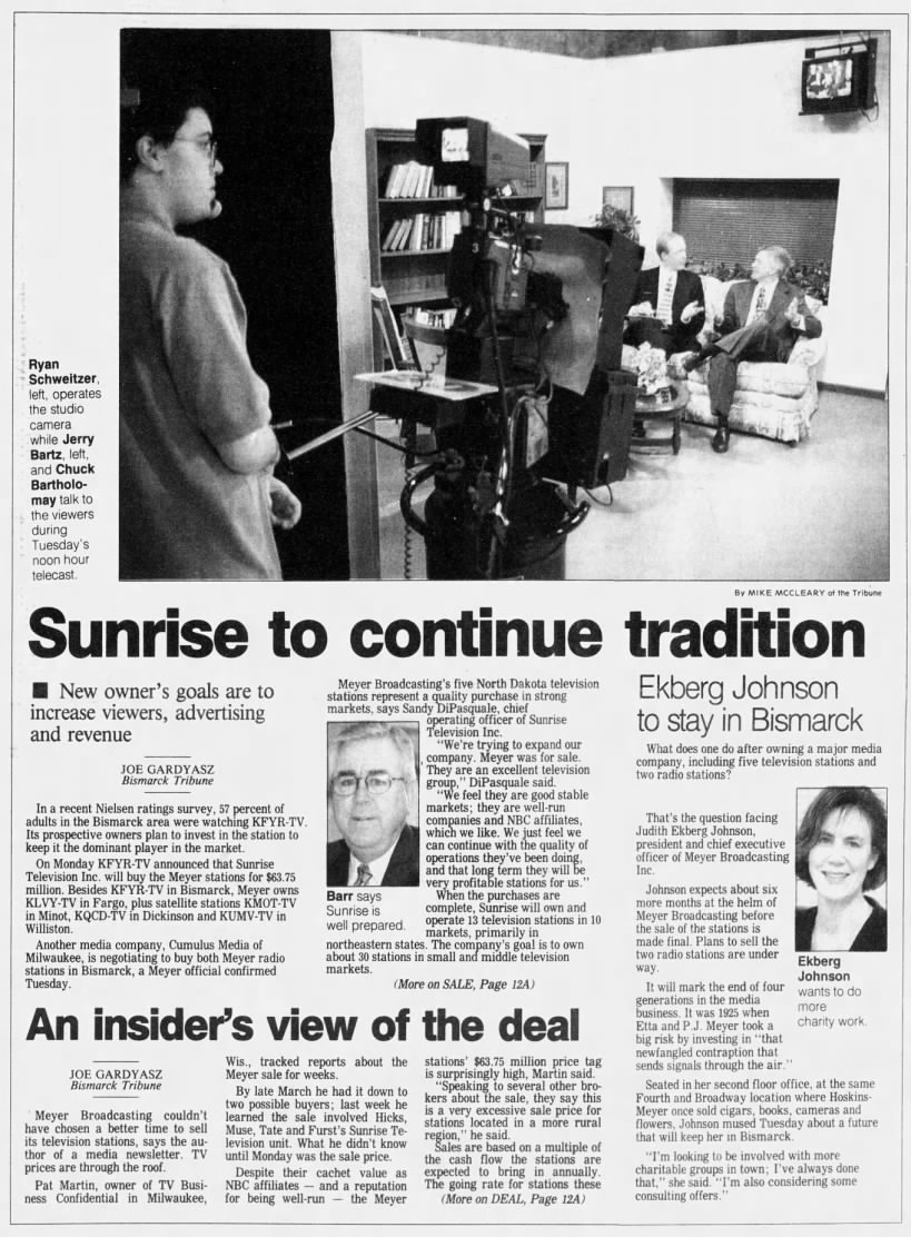 Sunrise to continue tradition