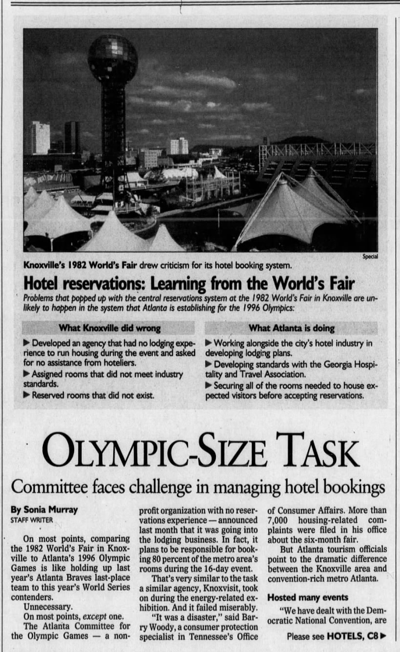 Olympic-Size Task: Committee faces challenge in managing hotel bookings