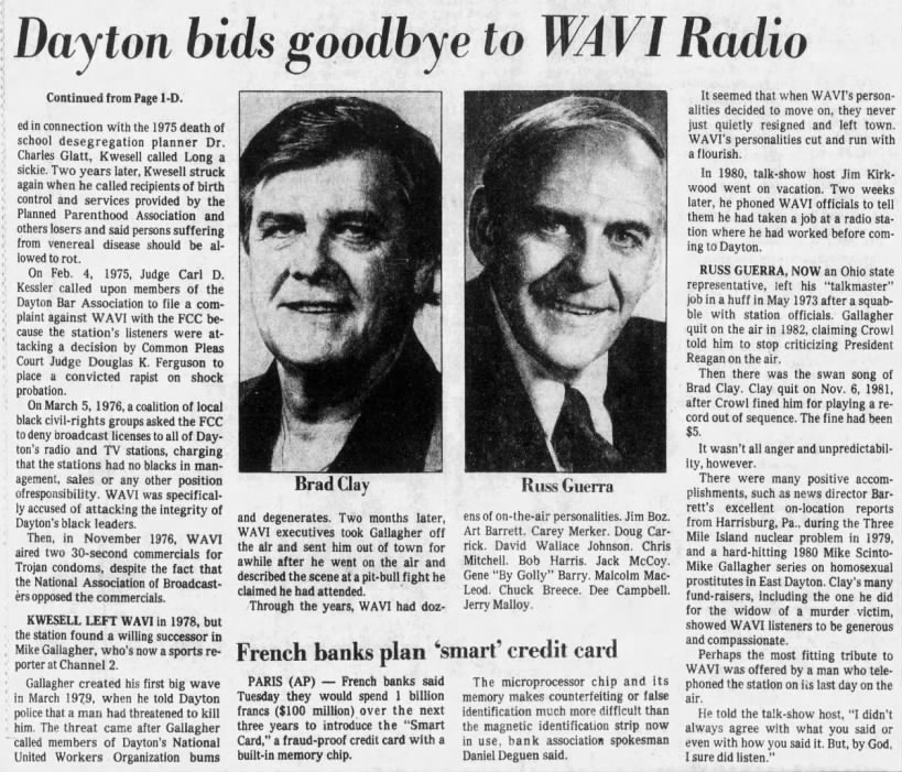 Dayton bids goodbye to WAVI Radio