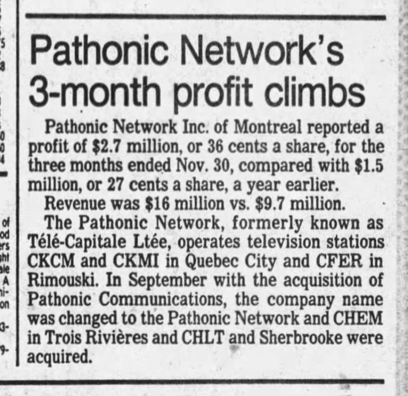 Pathonic Network's 3-month profit climbs