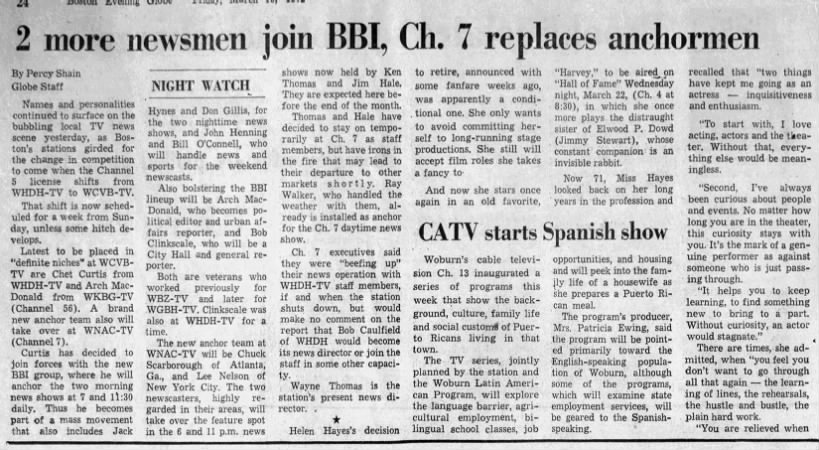 2 more newsmen join BBI, Ch. 7 replaces anchormen