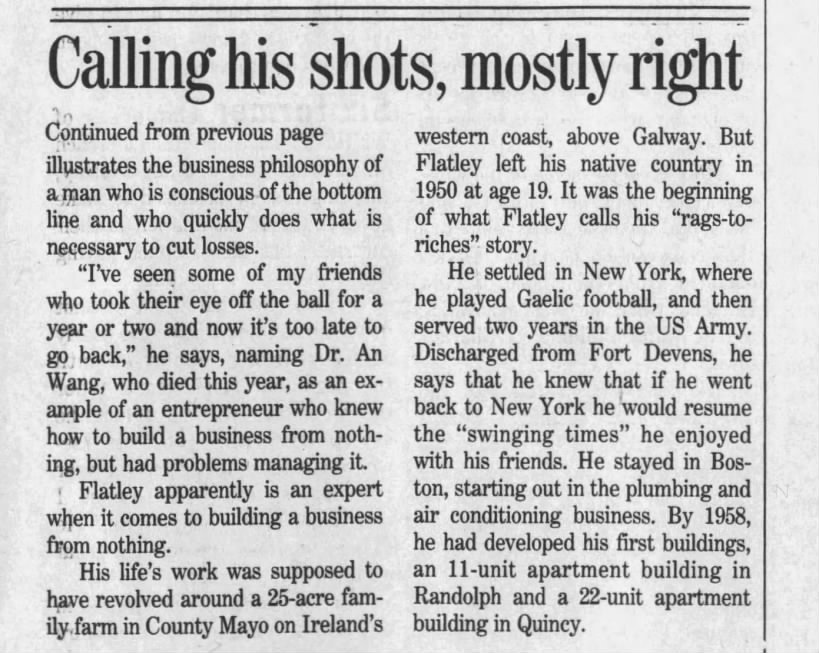 Calling his shots, mostly right (Flatley WNHT)