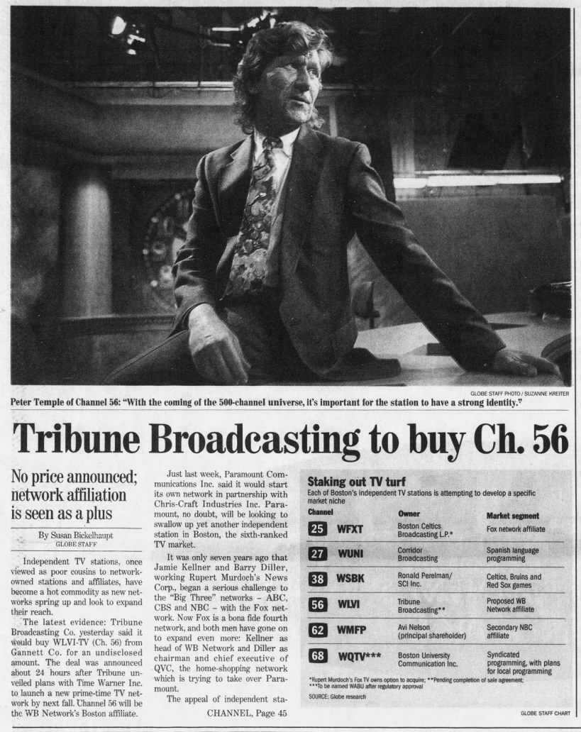 Tribune Broadcasting to buy Ch. 56